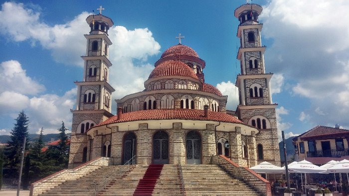 Ortodoxní kostel v Korče